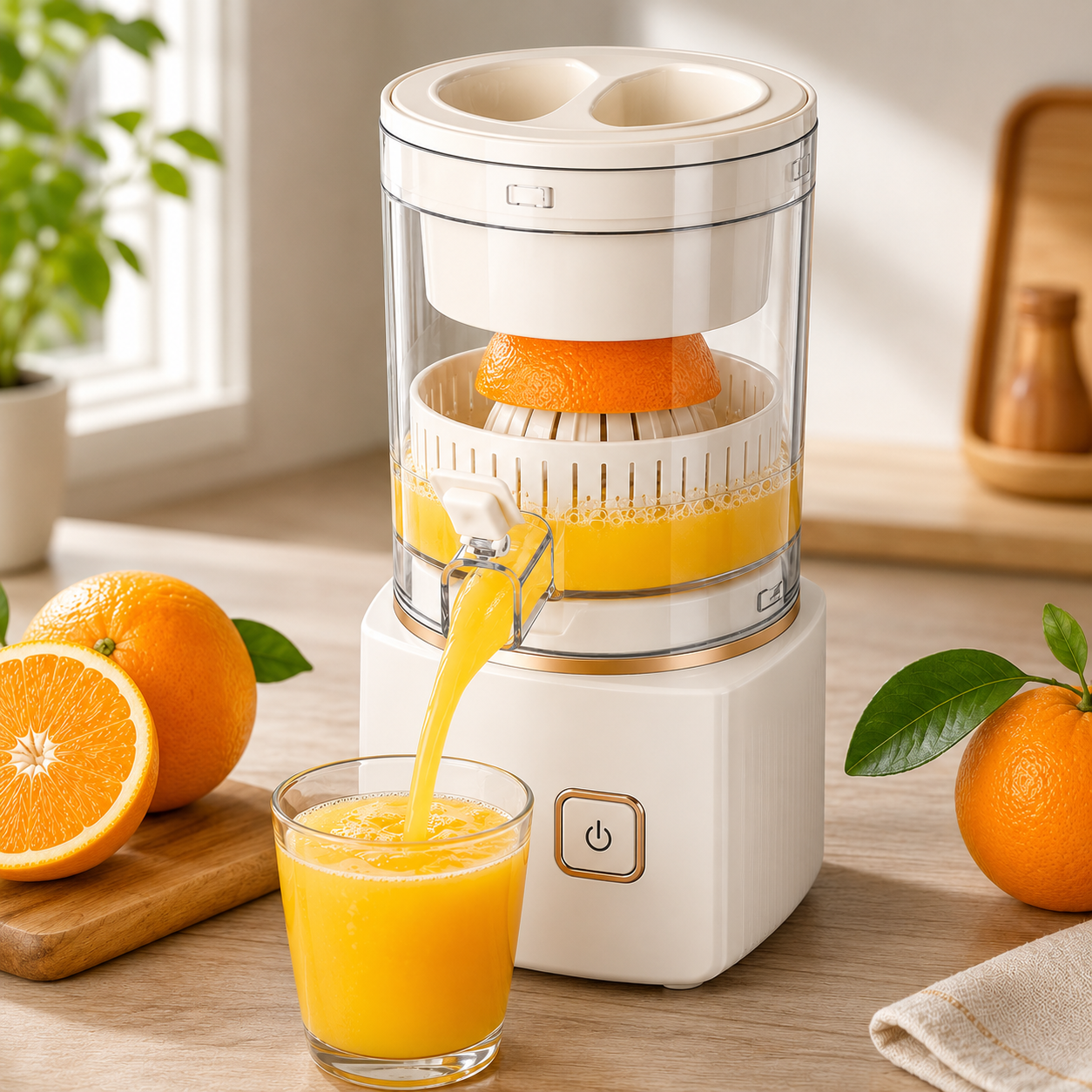 Portable, Rechargable Electric Citrus Citrova Juicer