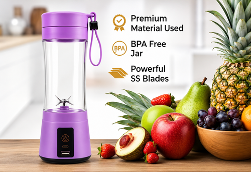 Portable and Rechargable  Blender Bottle