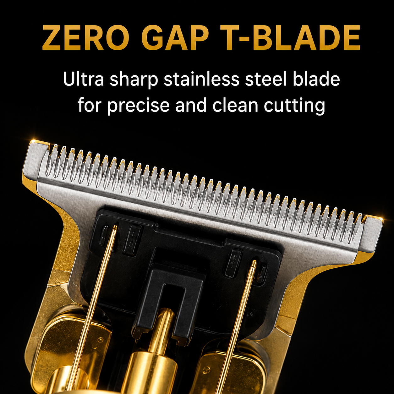 Vintage T9 Professional Hair & Beard Trimmer for Men – USB Rechargeable Cordless Grooming Kit