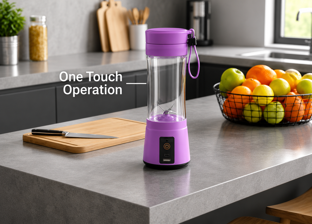 Portable and Rechargable  Blender Bottle