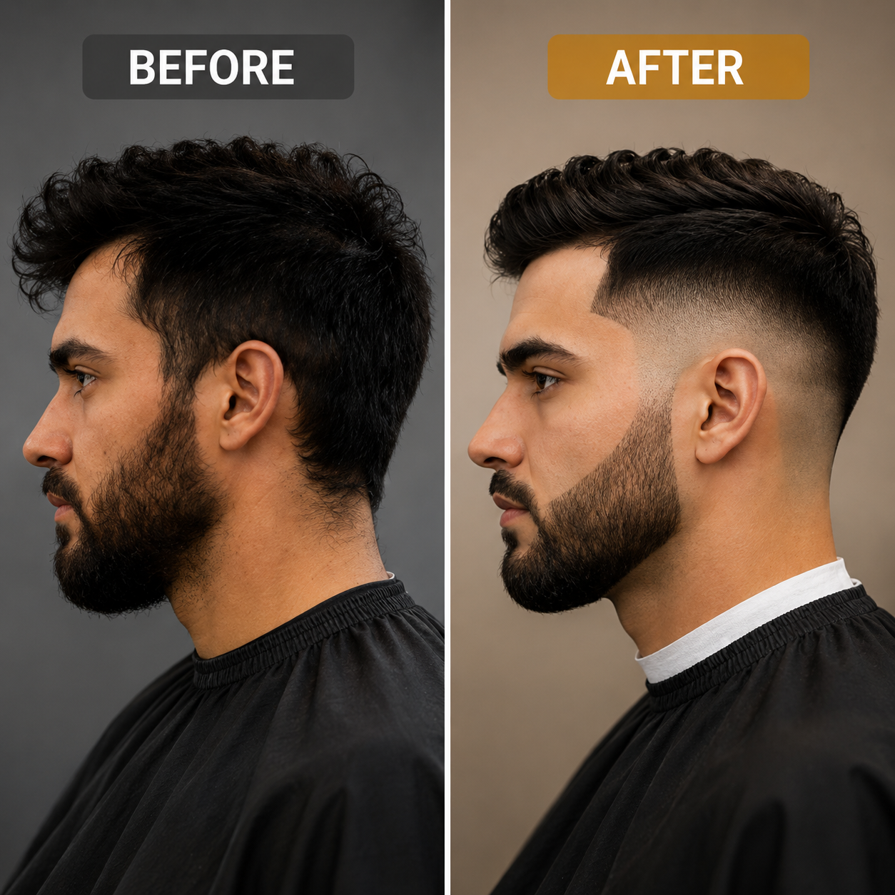 Vintage T9 Professional Hair & Beard Trimmer for Men – USB Rechargeable Cordless Grooming Kit